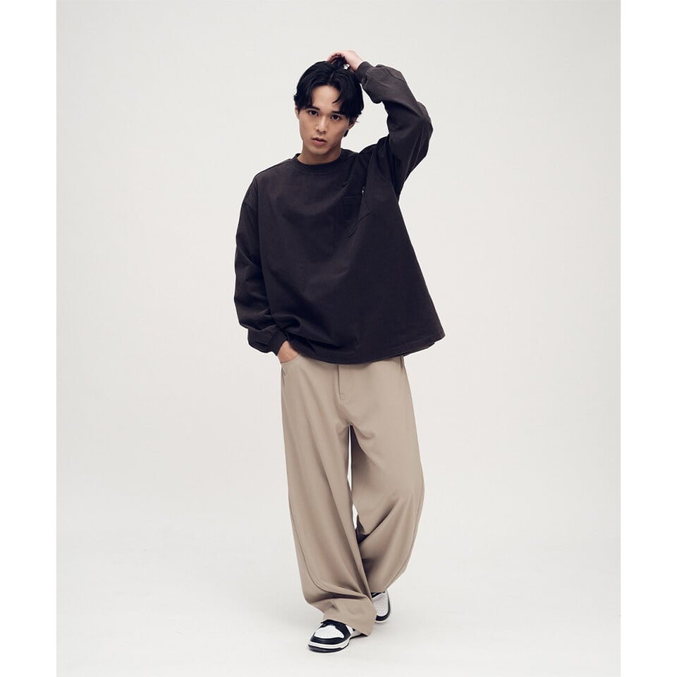 PLN0082-252 小P社長水洗長袖TEE