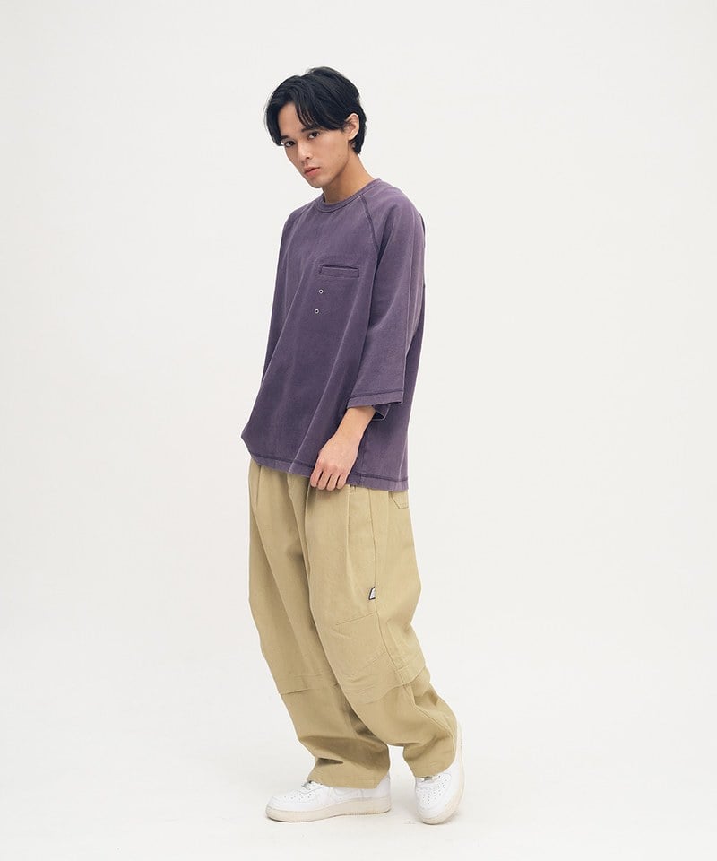 PLN0083-252 clip by clip MEMO口袋水洗TEE