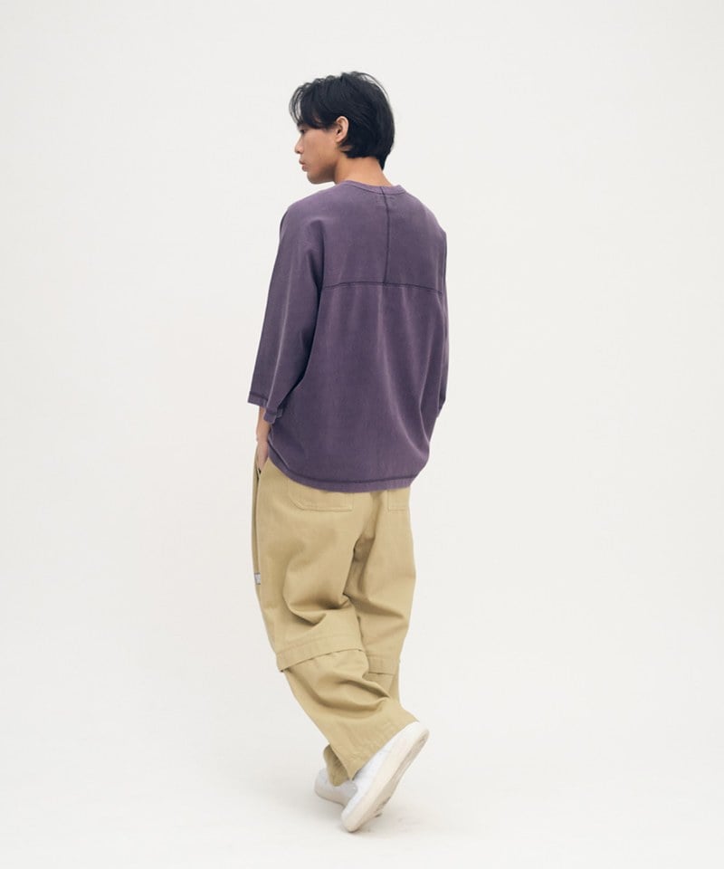 PLN0083-252 clip by clip MEMO口袋水洗TEE
