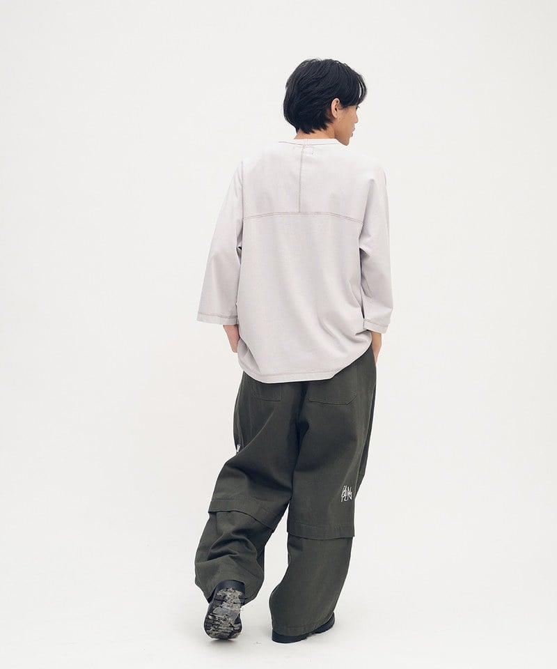 PLN0083-252 clip by clip MEMO口袋水洗TEE