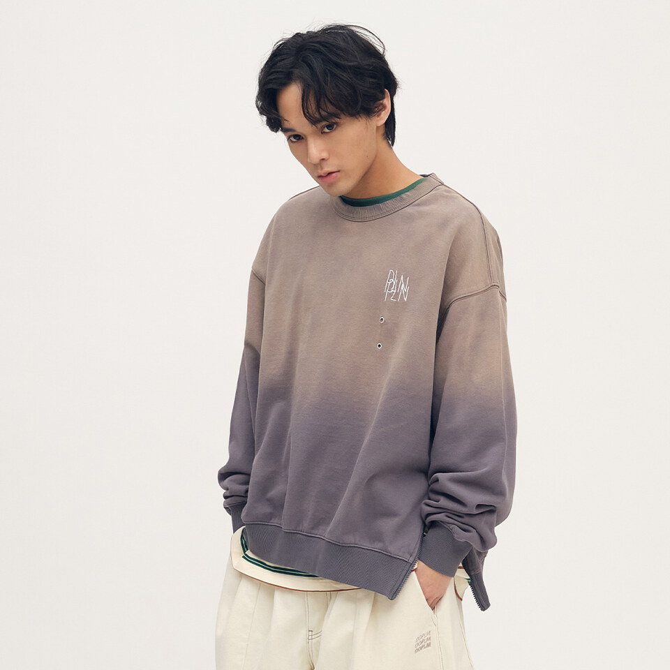 clip by clip 拉鍊短版大學TEE