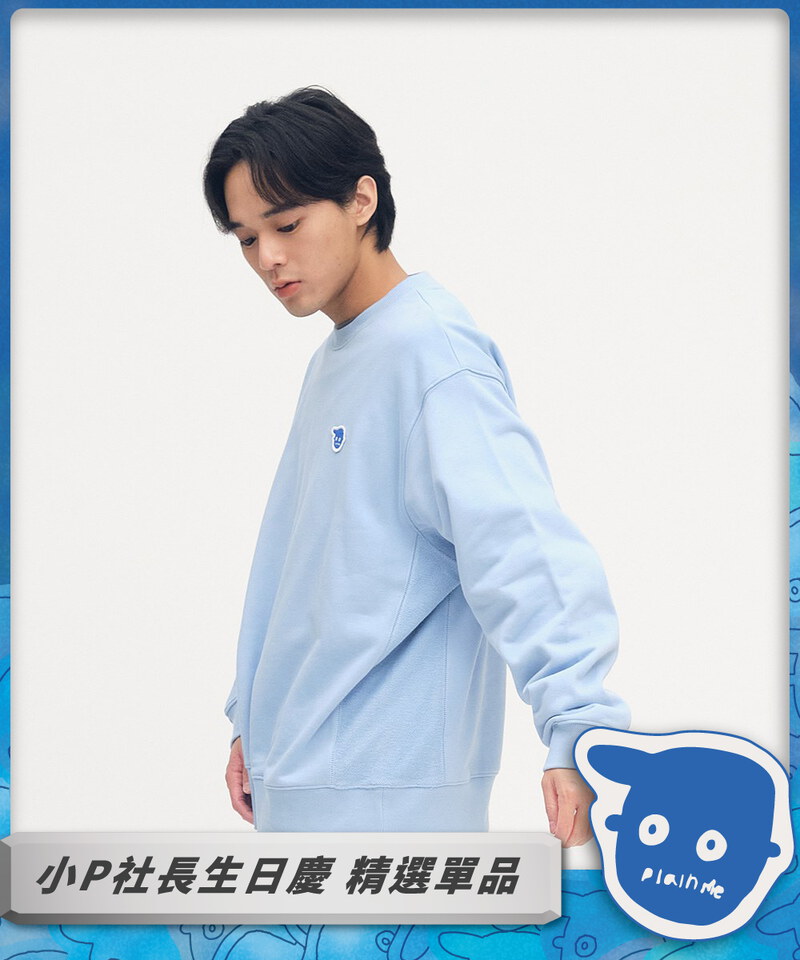 PLN0088-252 小P社長拼接大學TEE