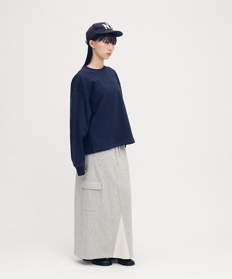小P社長短版拼接大學TEE