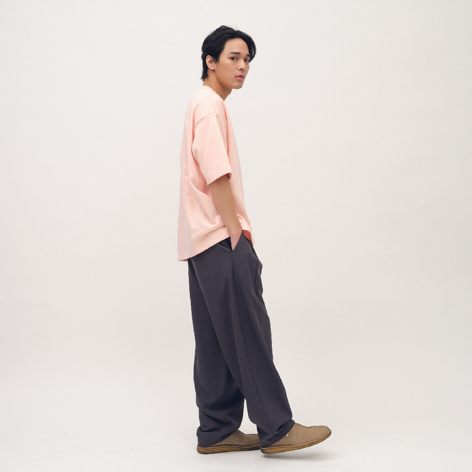 PLAIN刺繡口袋TEE