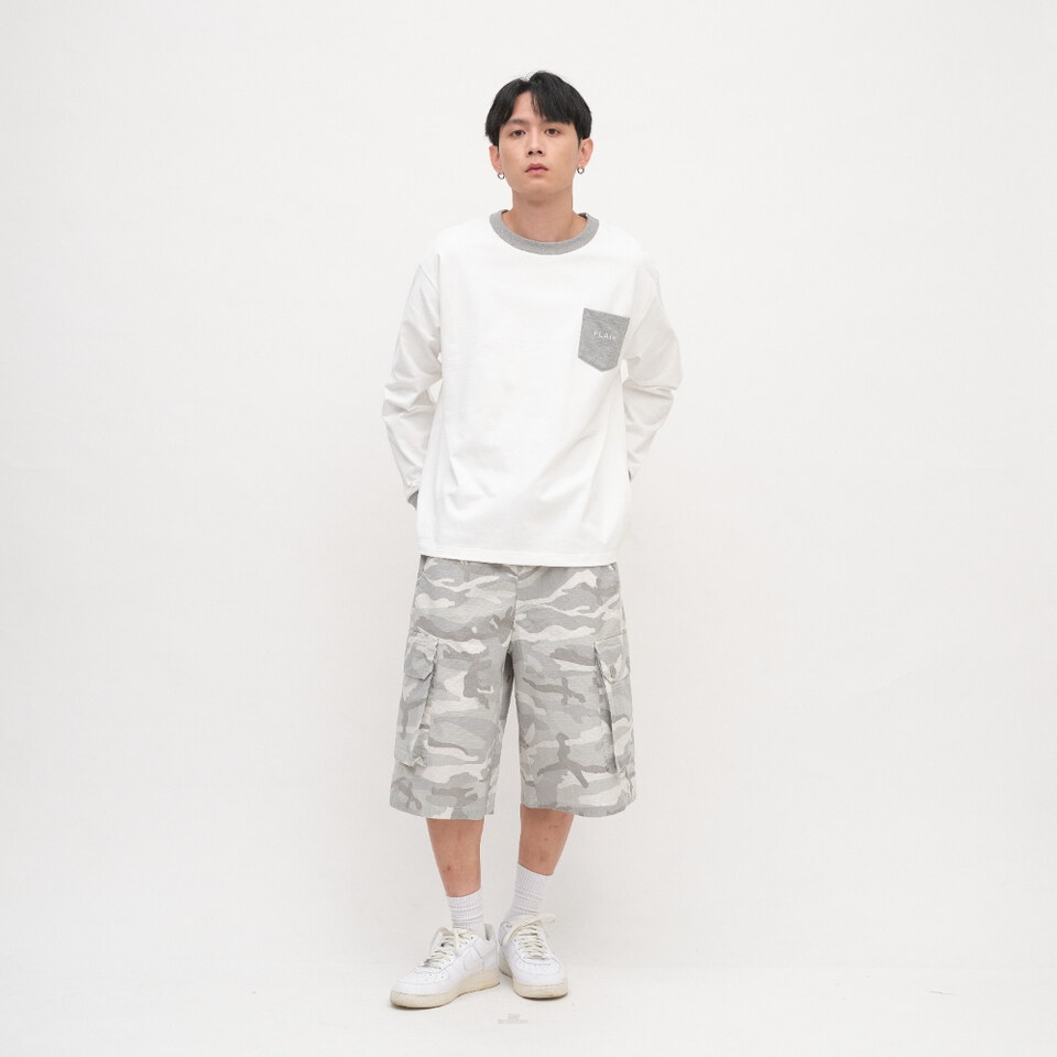 PLAIN口袋長TEE