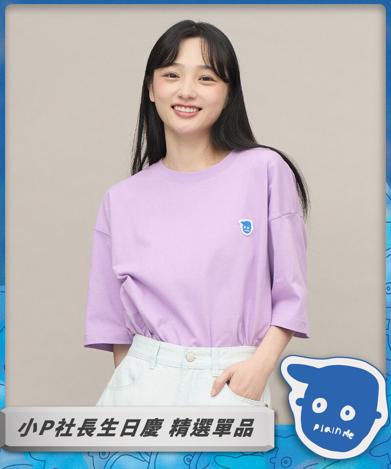 小P社長logo多色TEE