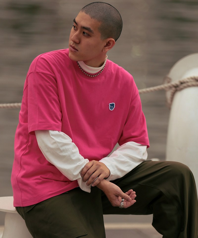 PLN0108-231 小P社長logo多色TEE