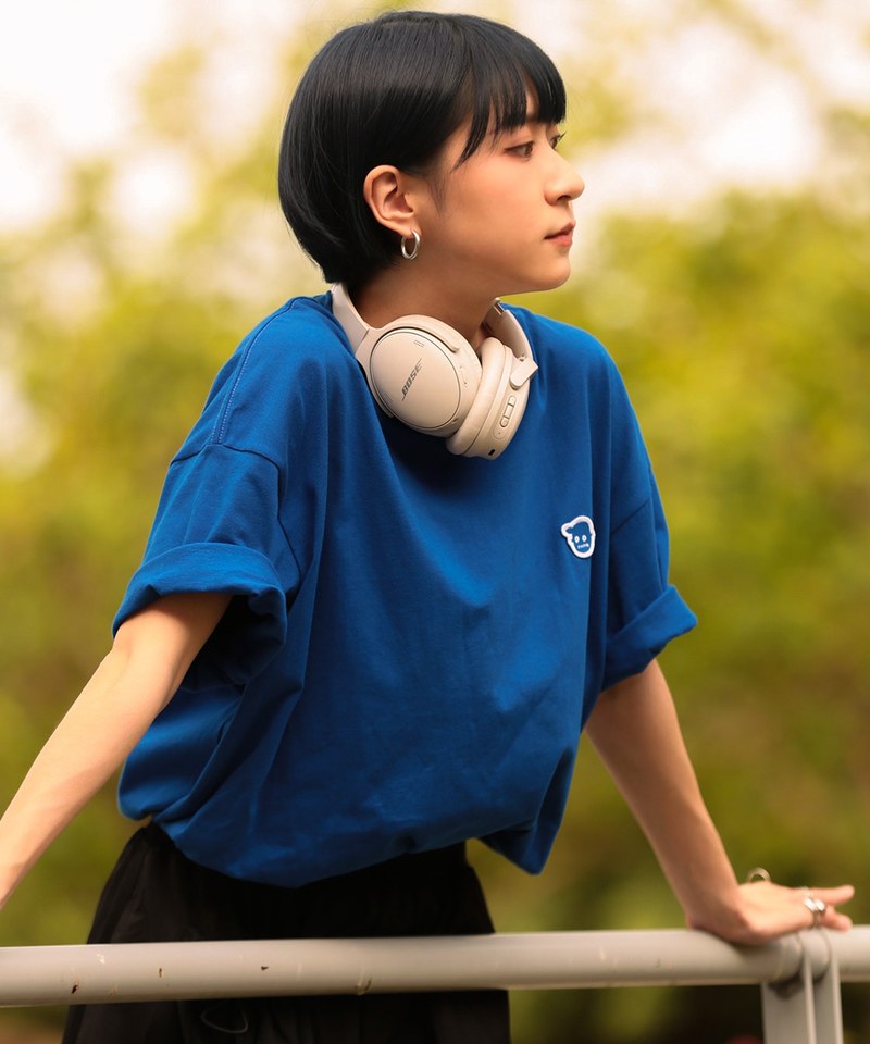 小P社長logo多色TEE