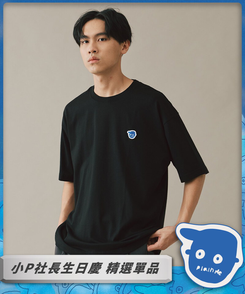 小P社長logo多色TEE