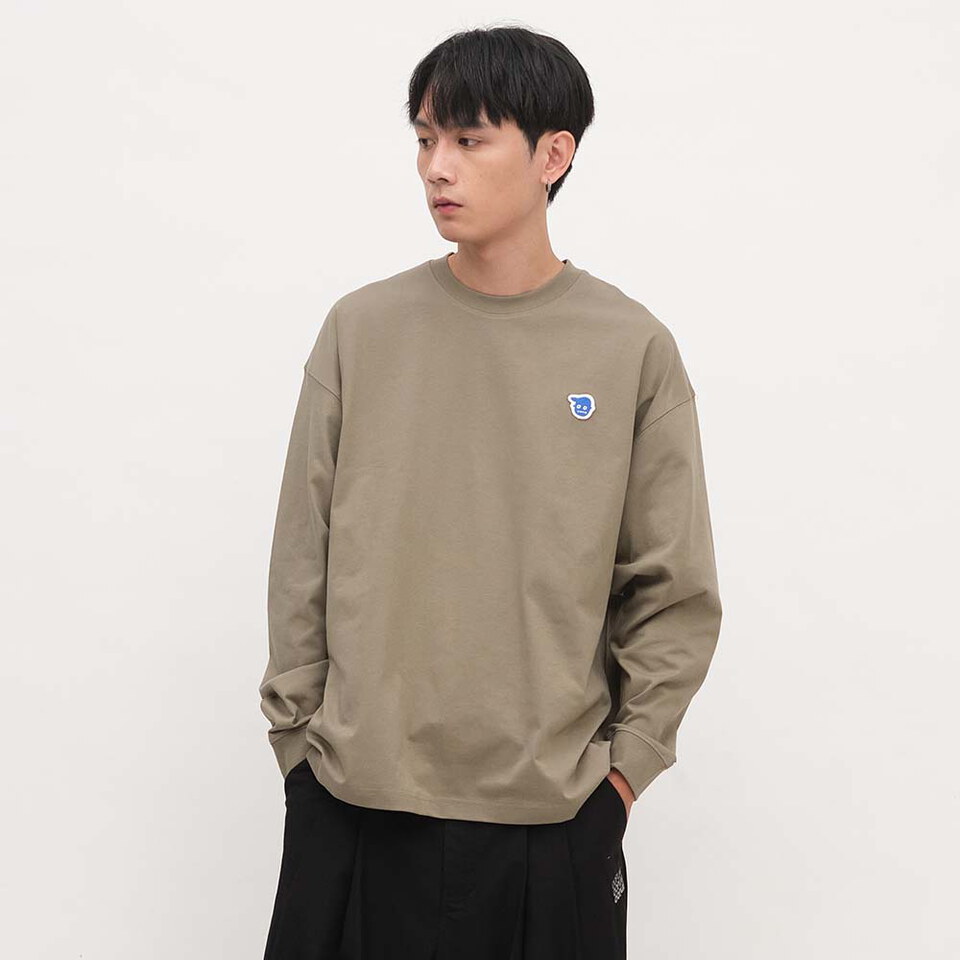 PLN0126 小P社長-Logo多色長袖TEE