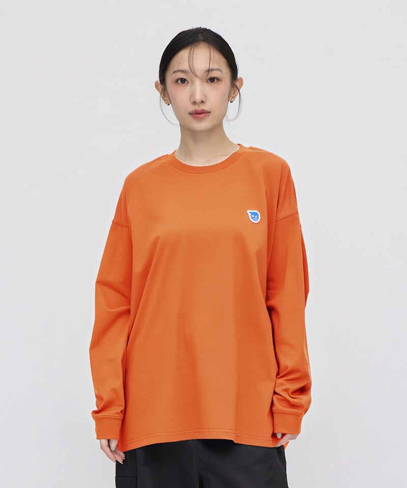 小P社長logo多色長袖TEE