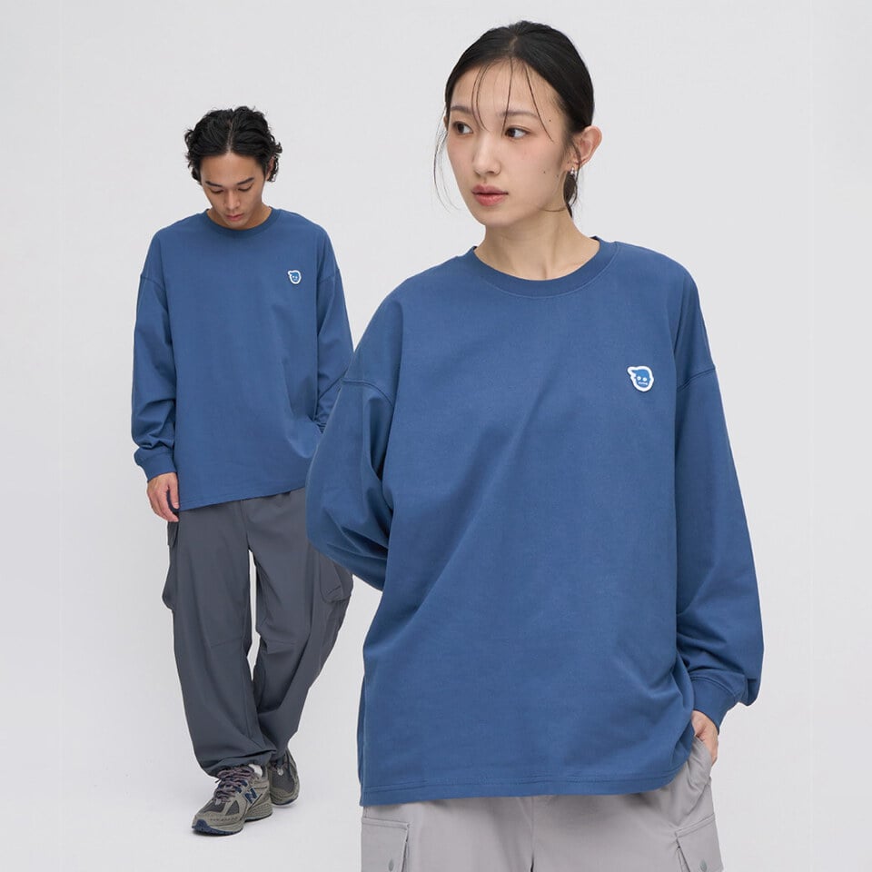 PLN0126 小P社長logo多色長袖TEE