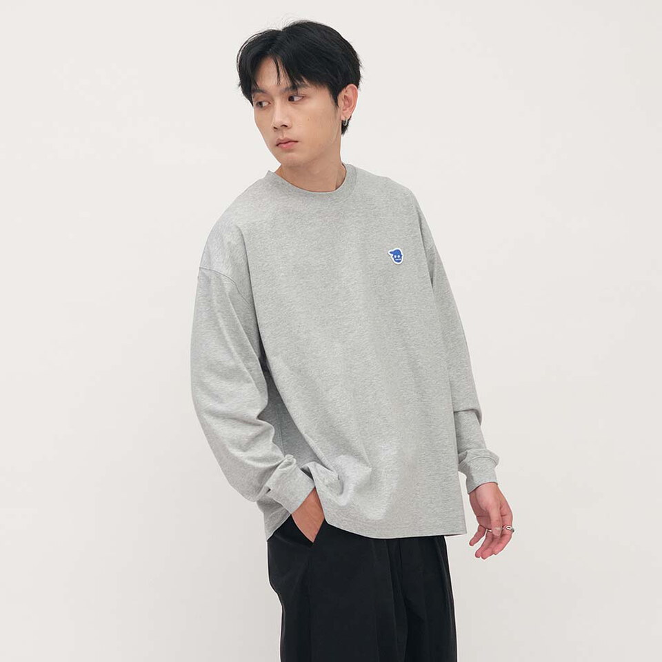 小P社長-Logo多色長袖TEE