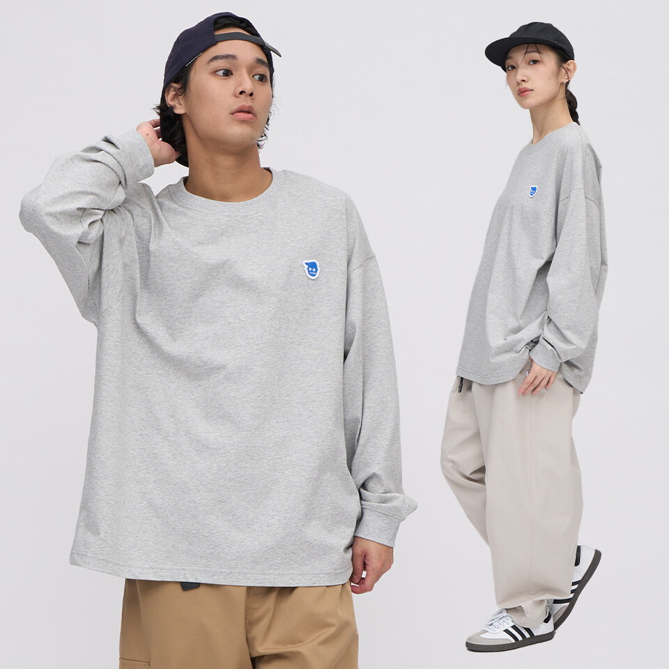 PLN0126 小P社長logo多色長袖TEE