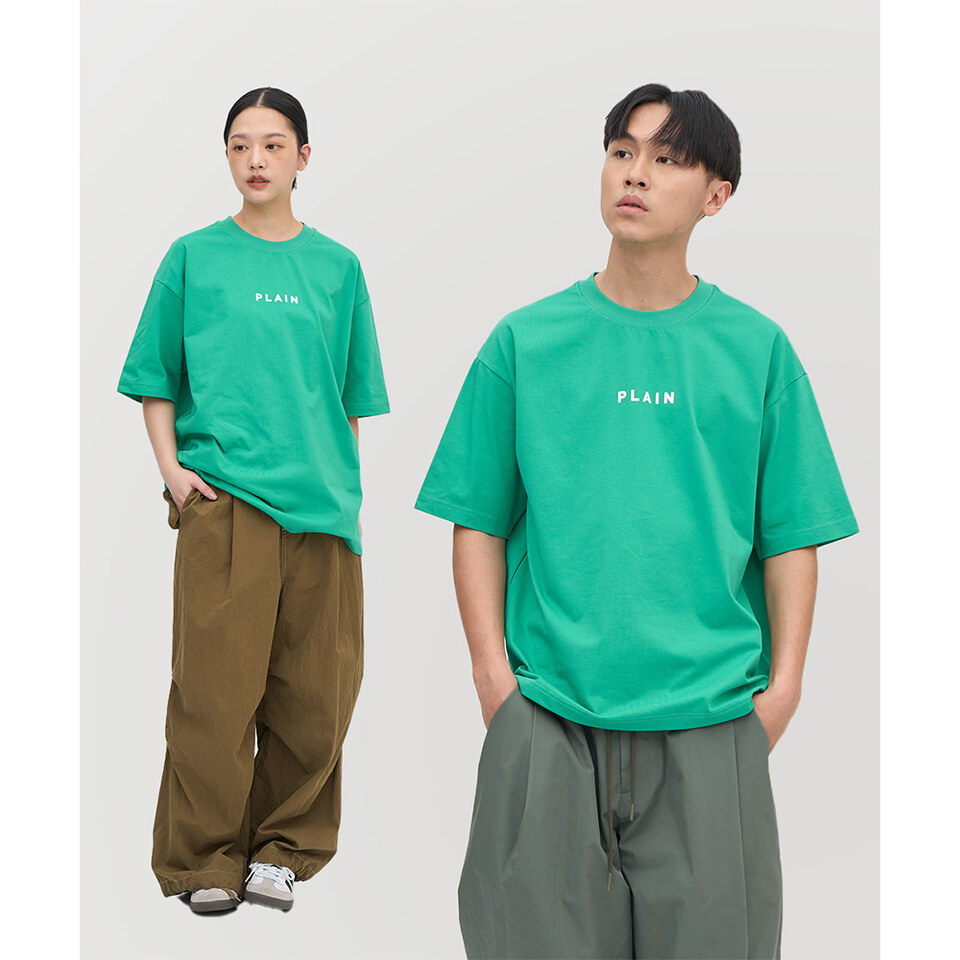 PLN0131 PLAIN多色logo短TEE