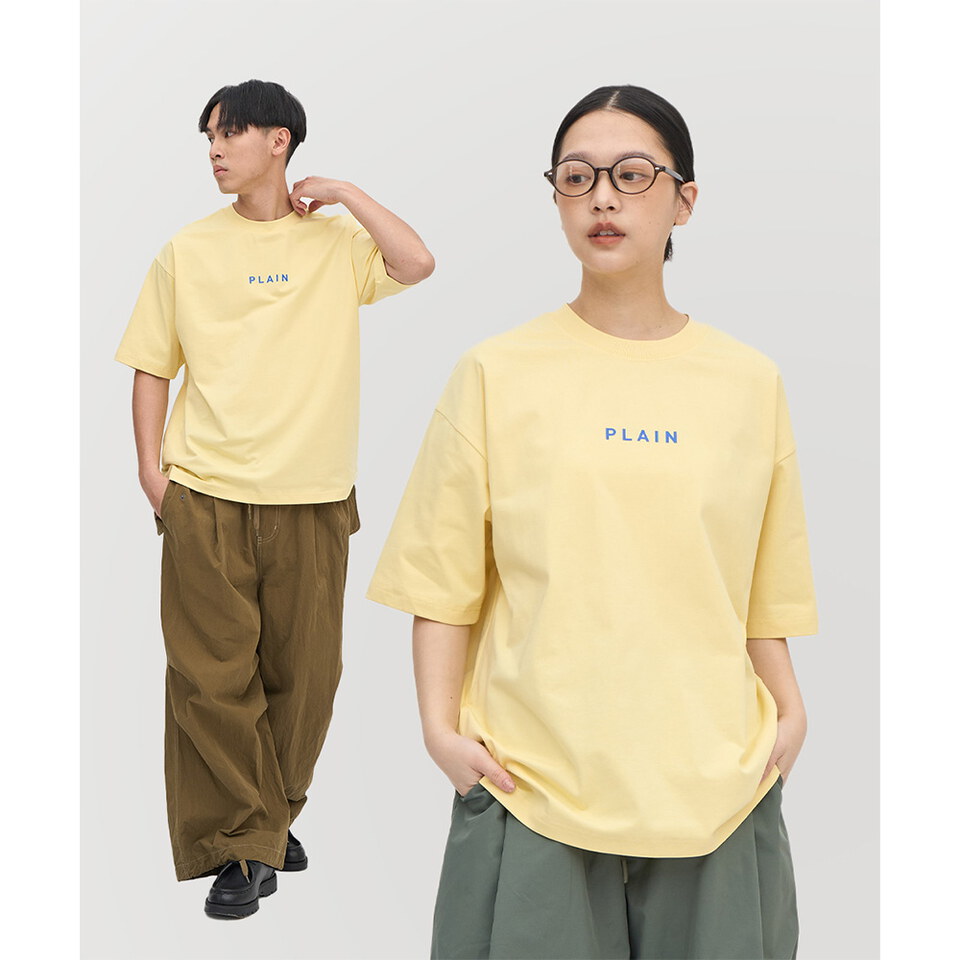 PLAIN多色logo短TEE