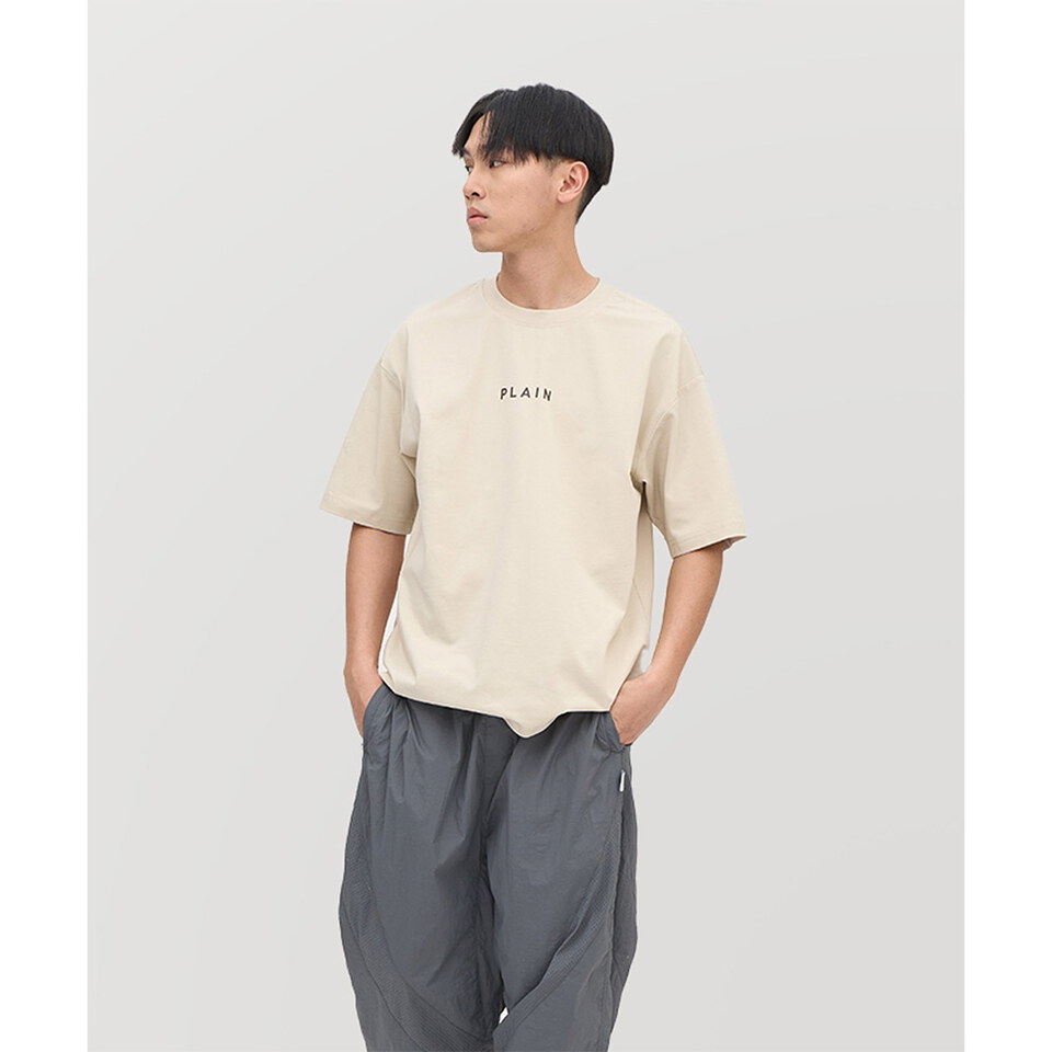 PLAIN多色logo短TEE