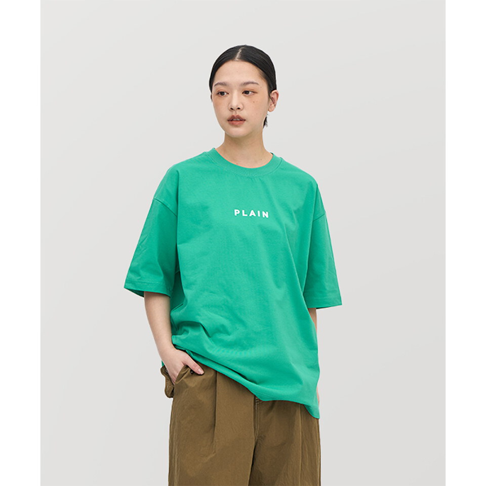 PLN0131 PLAIN多色logo短TEE