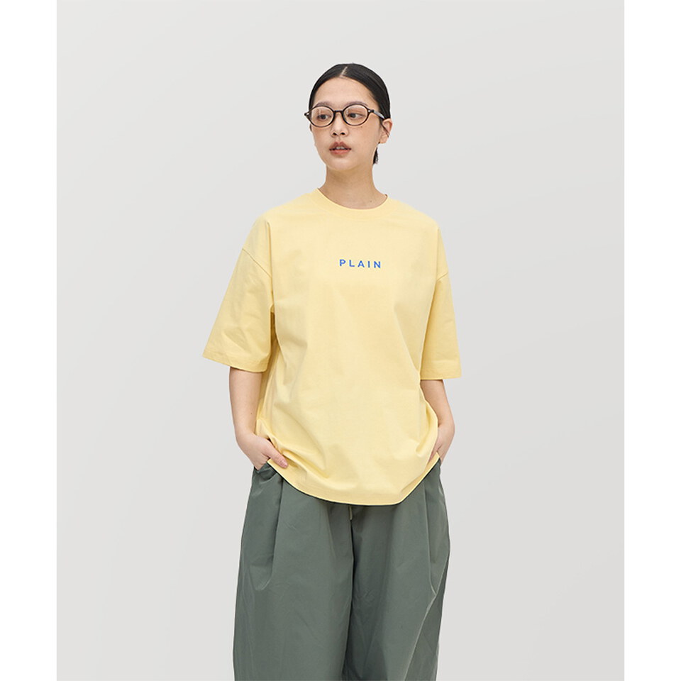 PLAIN多色logo短TEE