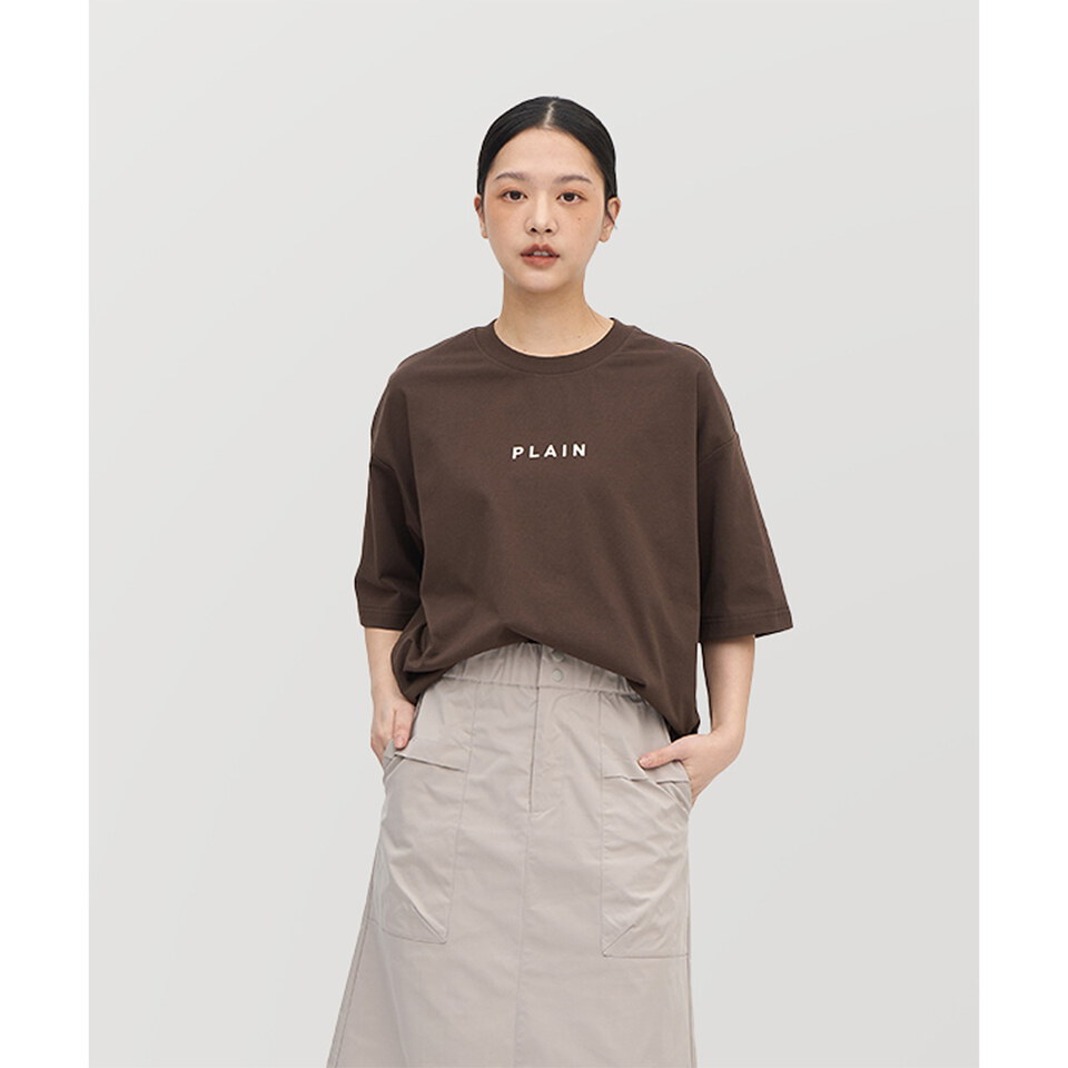 PLAIN多色logo短TEE