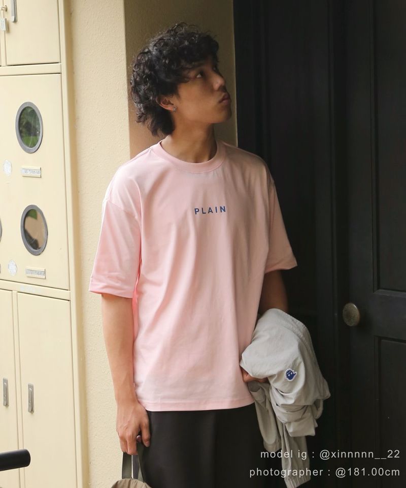 PLAIN多色logo短TEE