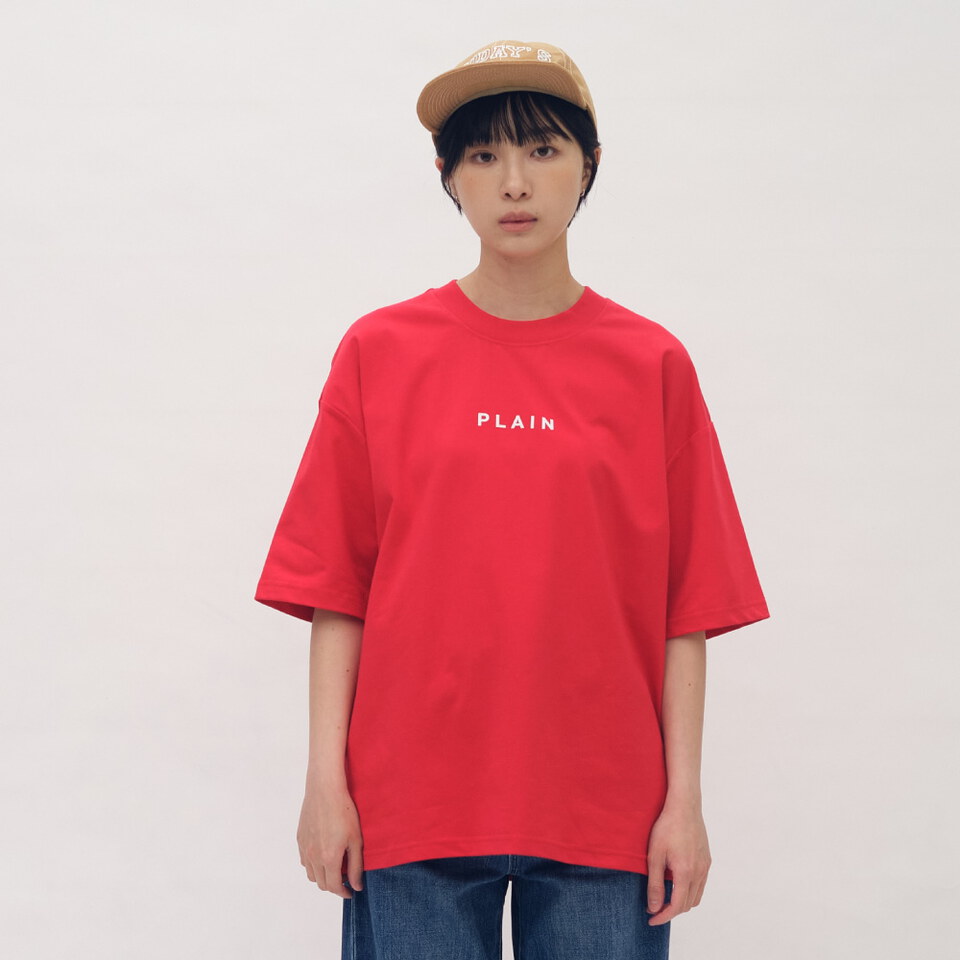 PLAIN多色logo短TEE