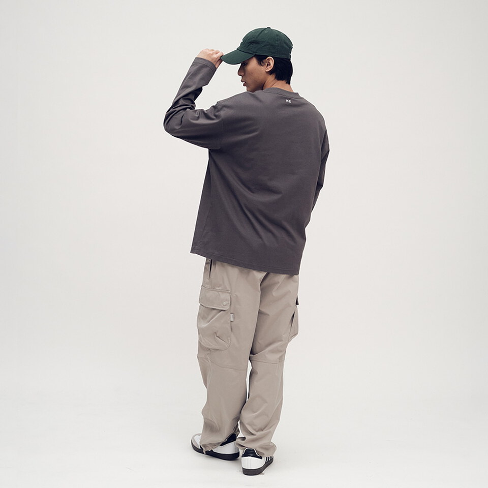PLAIN 多色logo長TEE