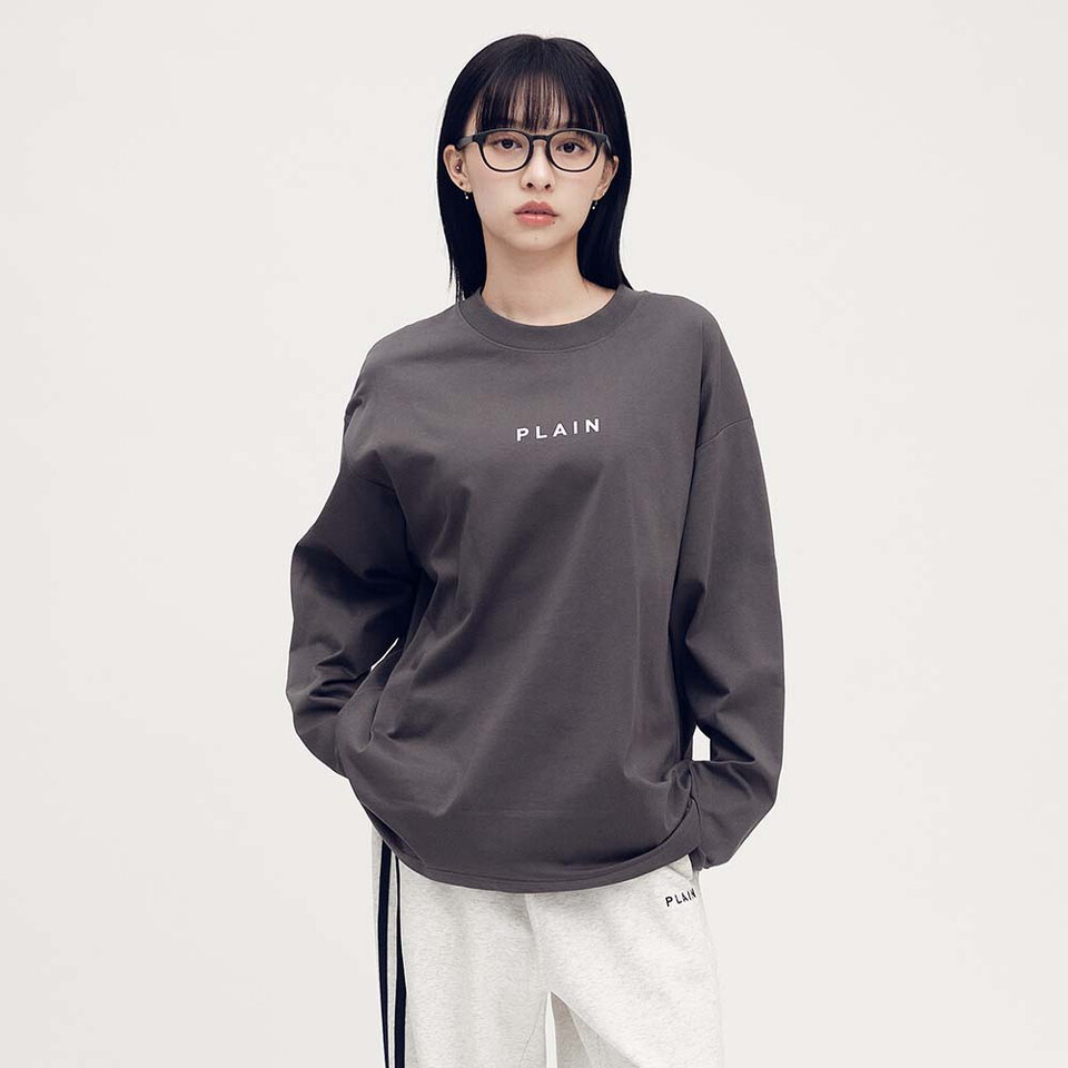PLAIN 多色logo長TEE