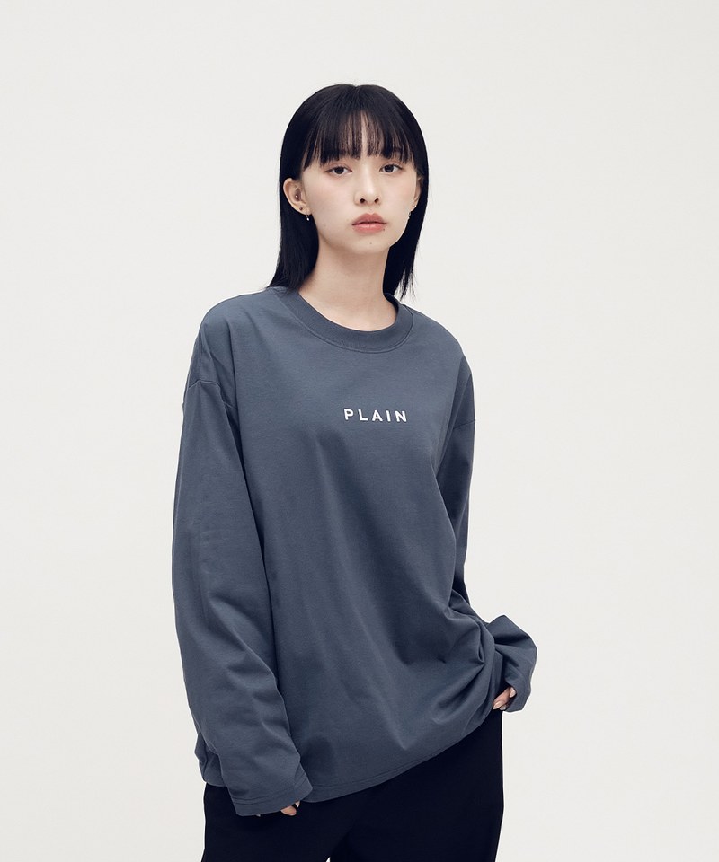 PLAIN 多色logo長TEE