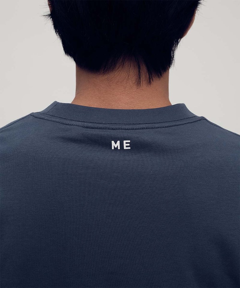 PLN0140 PLAIN 多色logo長TEE