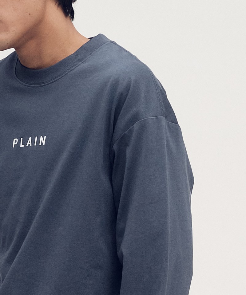 PLN0140 PLAIN 多色logo長TEE