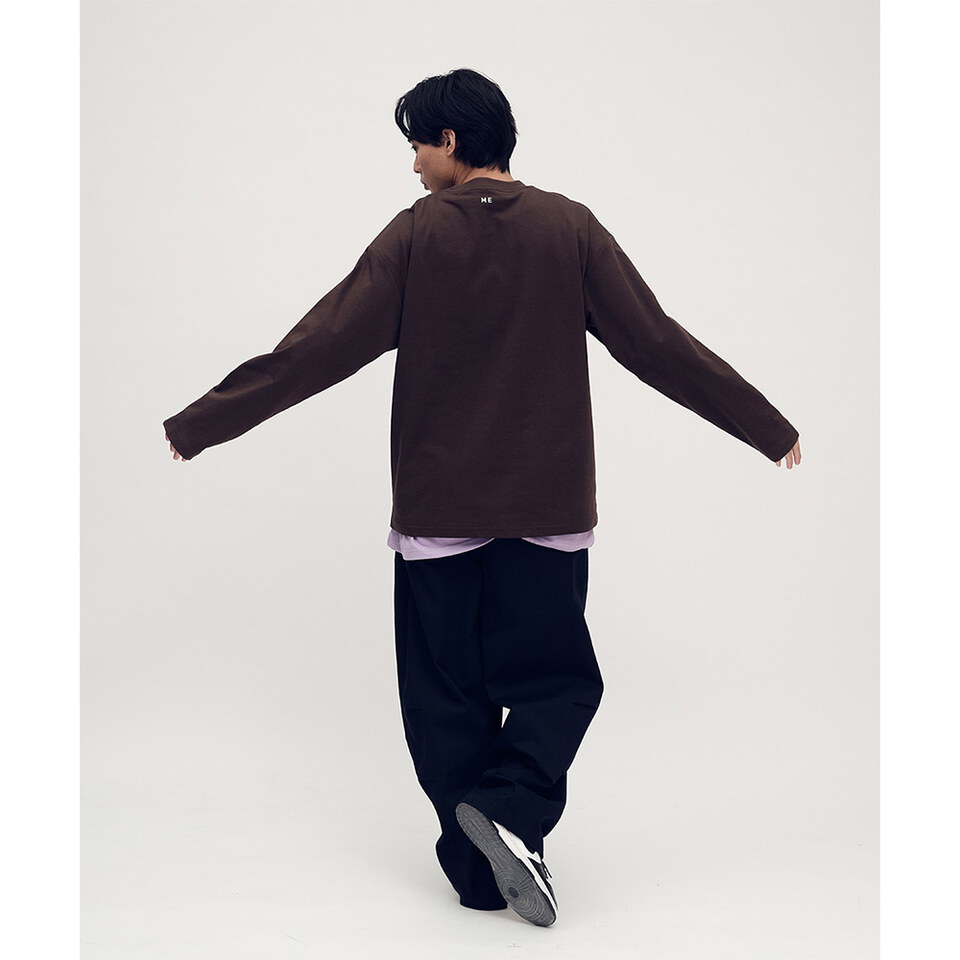 PLAIN 多色logo長TEE