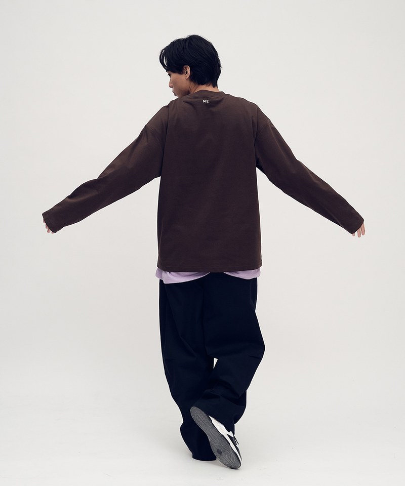 PLN0140 PLAIN 多色logo長TEE