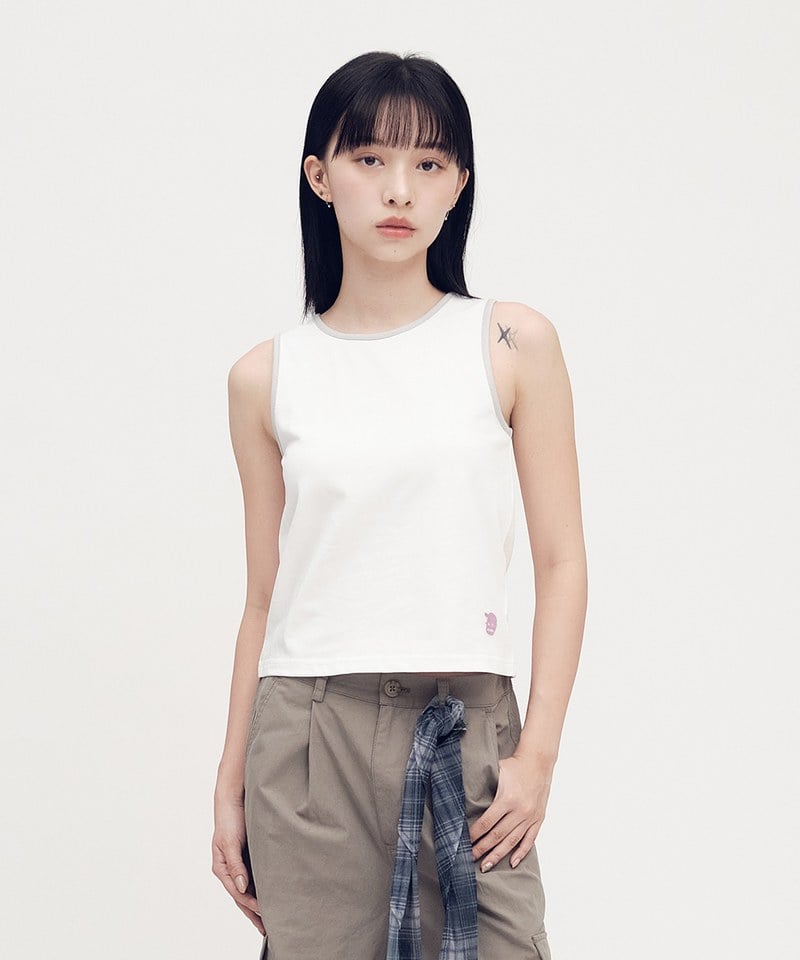 PLN0143-252 小P社長滾邊背心