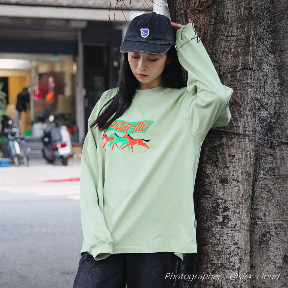 PLN0146-261 馬到成功長袖圖TEE