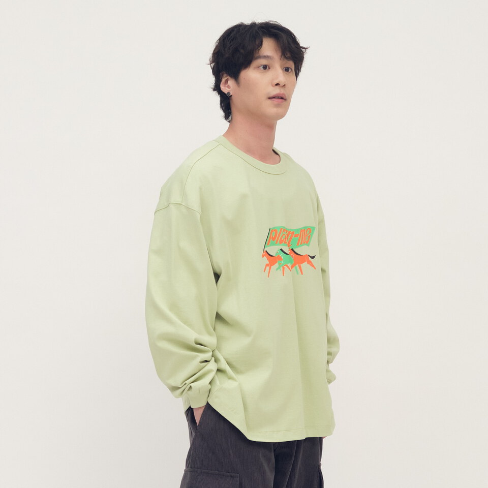 馬到成功長袖圖TEE