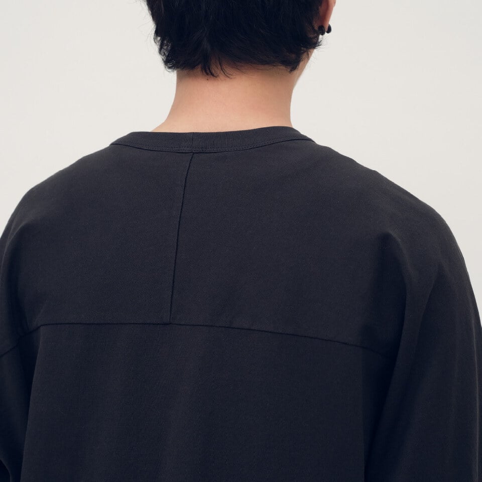 clip by clip 水洗印刷口袋TEE