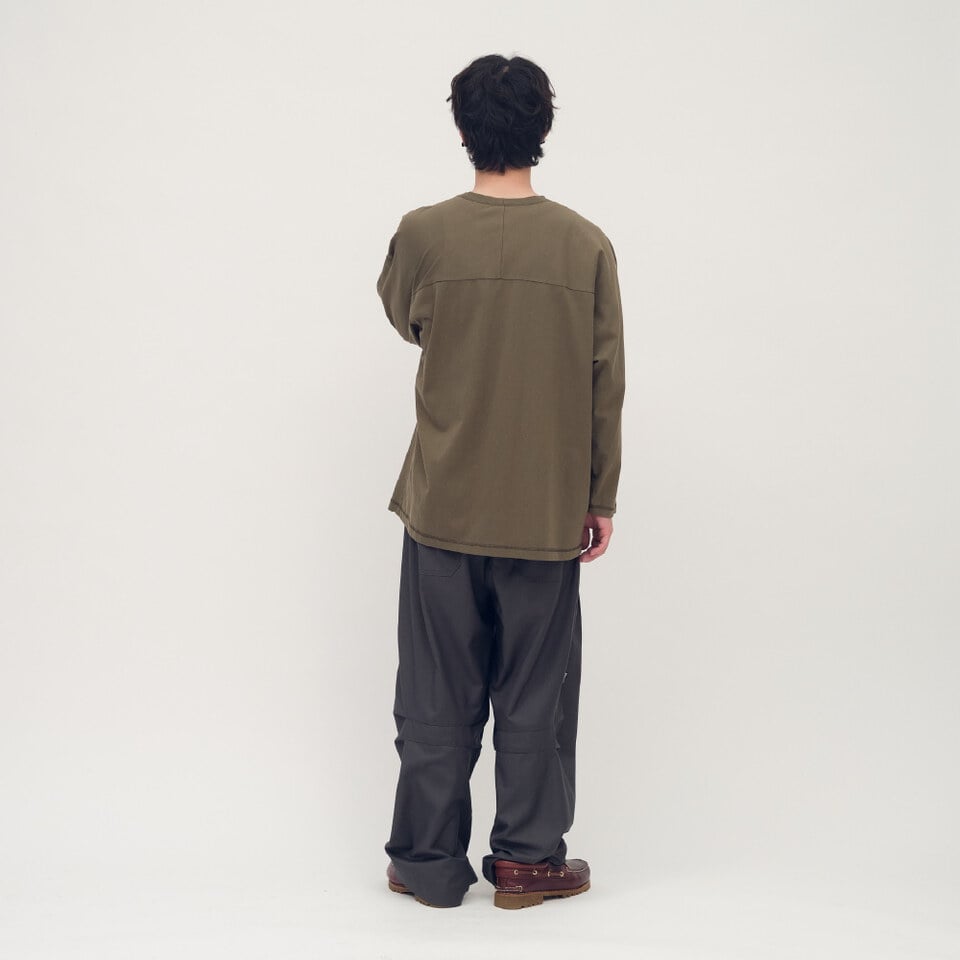 clip by clip 水洗印刷口袋TEE