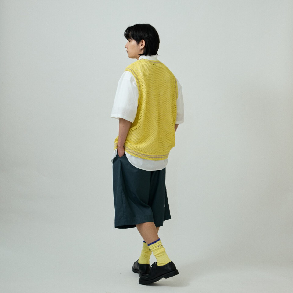 clip by clip 蜂巢氣泡針織背心