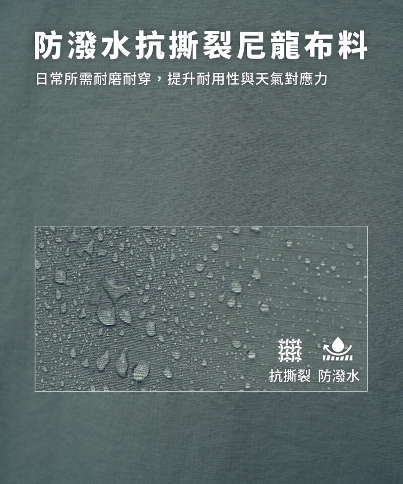 YOBI抗撕裂鋪棉連帽外套