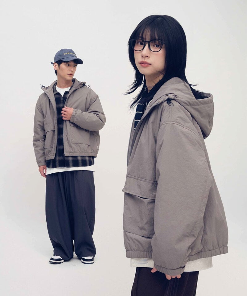 YOBI抗撕裂鋪棉連帽外套