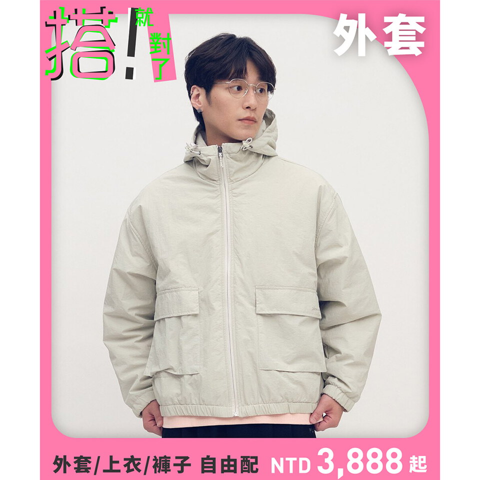 PLN11104-252 YOBI抗撕裂鋪棉連帽外套