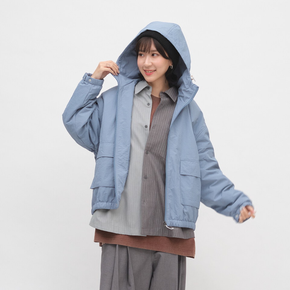 PLN11104-252 YOBI抗撕裂鋪棉連帽外套