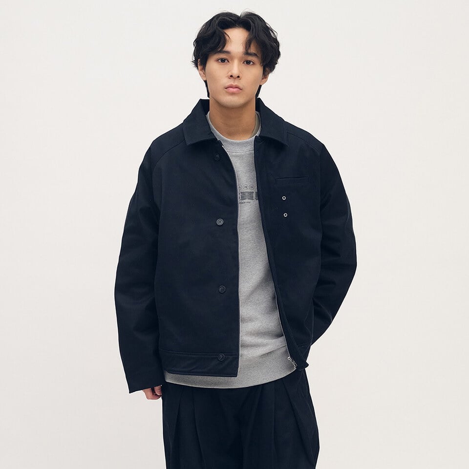 clip by clip MEMO口袋棉質夾克