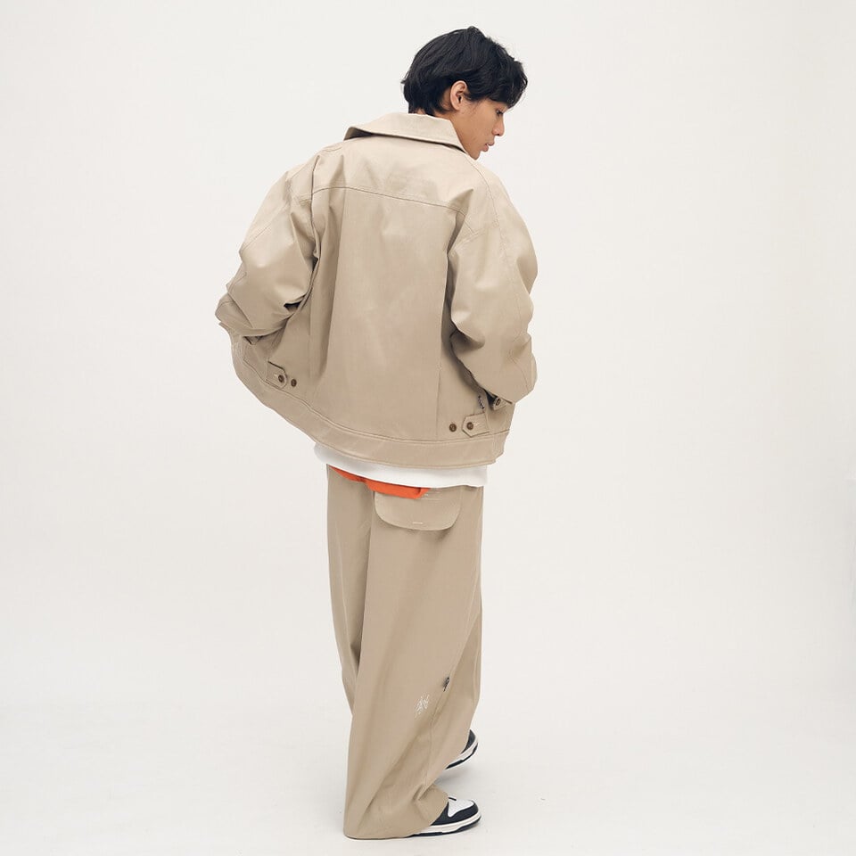 clip by clip MEMO口袋棉質夾克