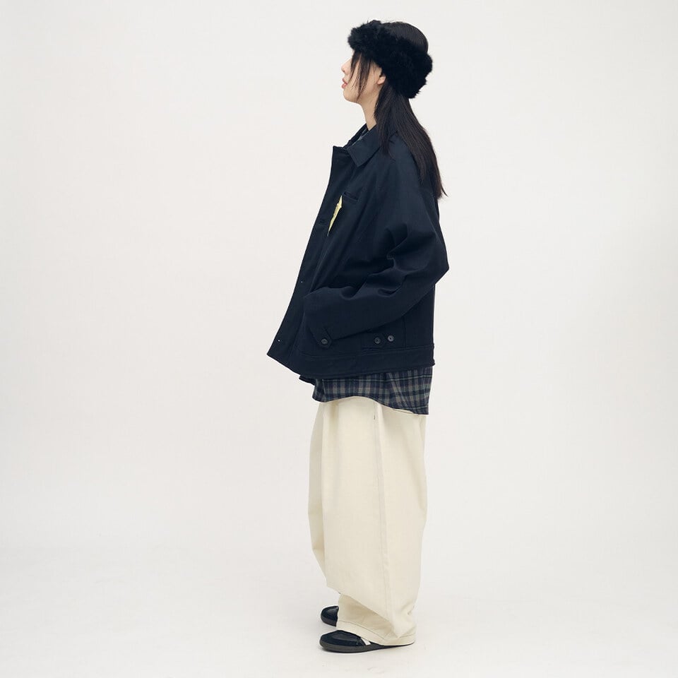 clip by clip MEMO口袋棉質夾克