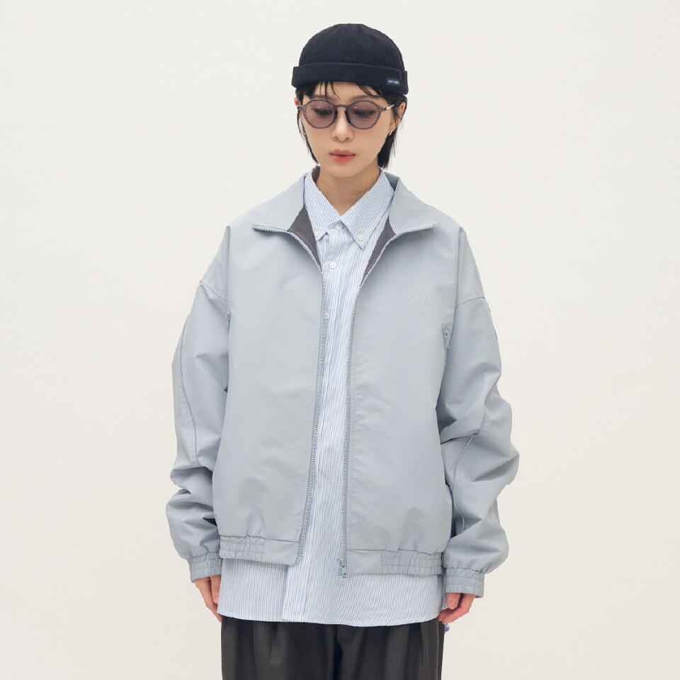 防風立領短版夾克外套