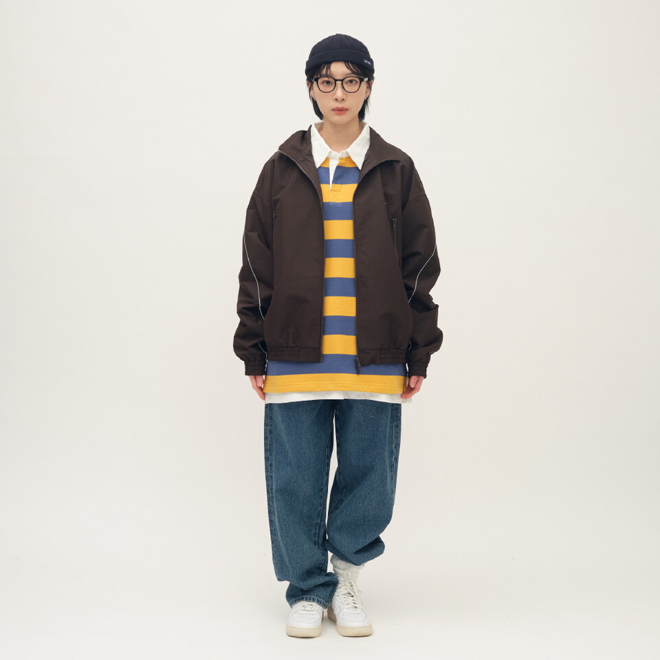 防風立領短版夾克外套