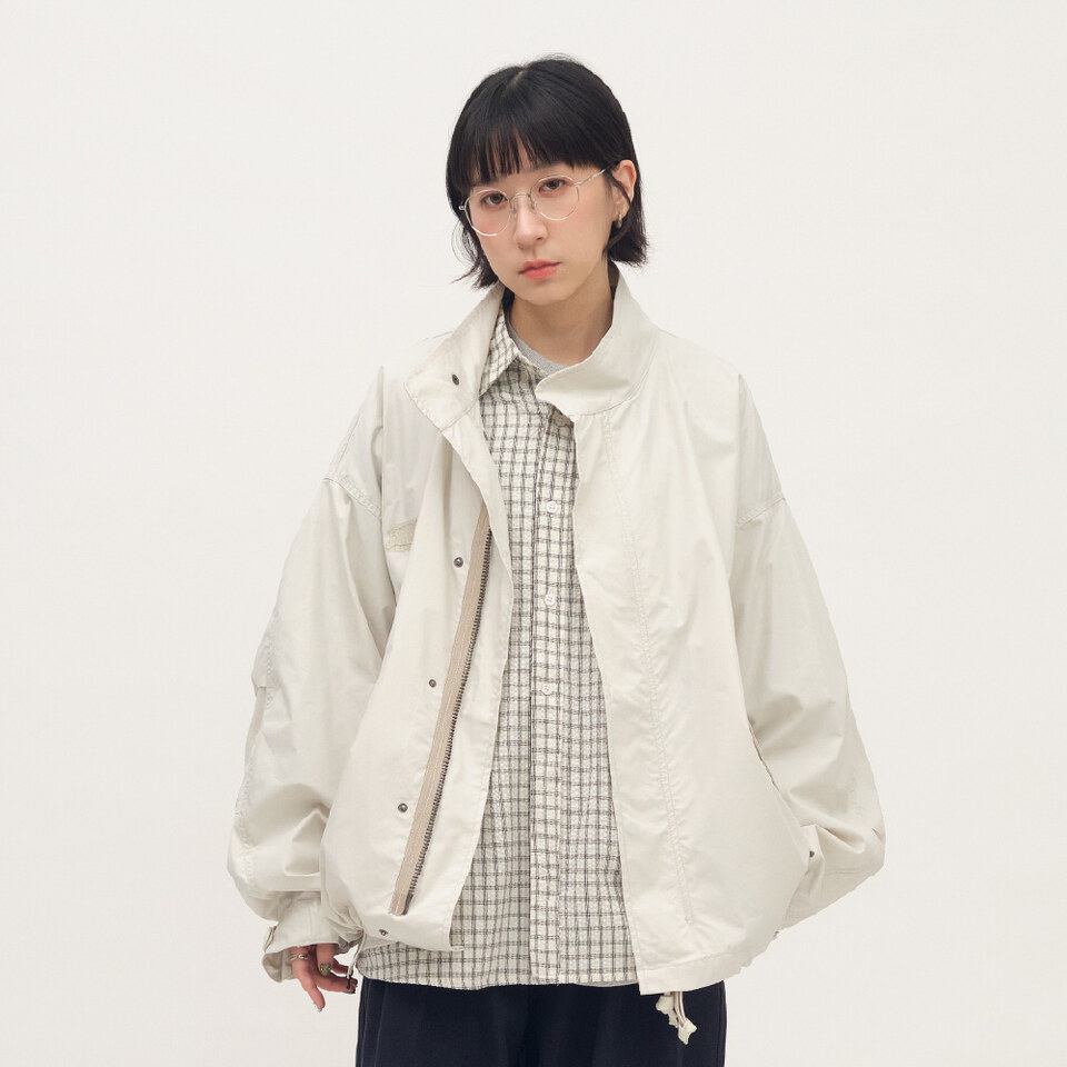 薄款短版軍風外套