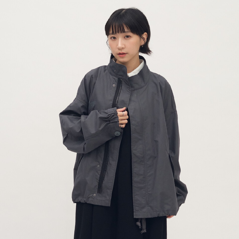 薄款短版軍風外套